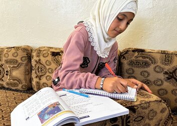 12-year-old Maryam from Syria dreams of becoming a teacher and uplifting her community 